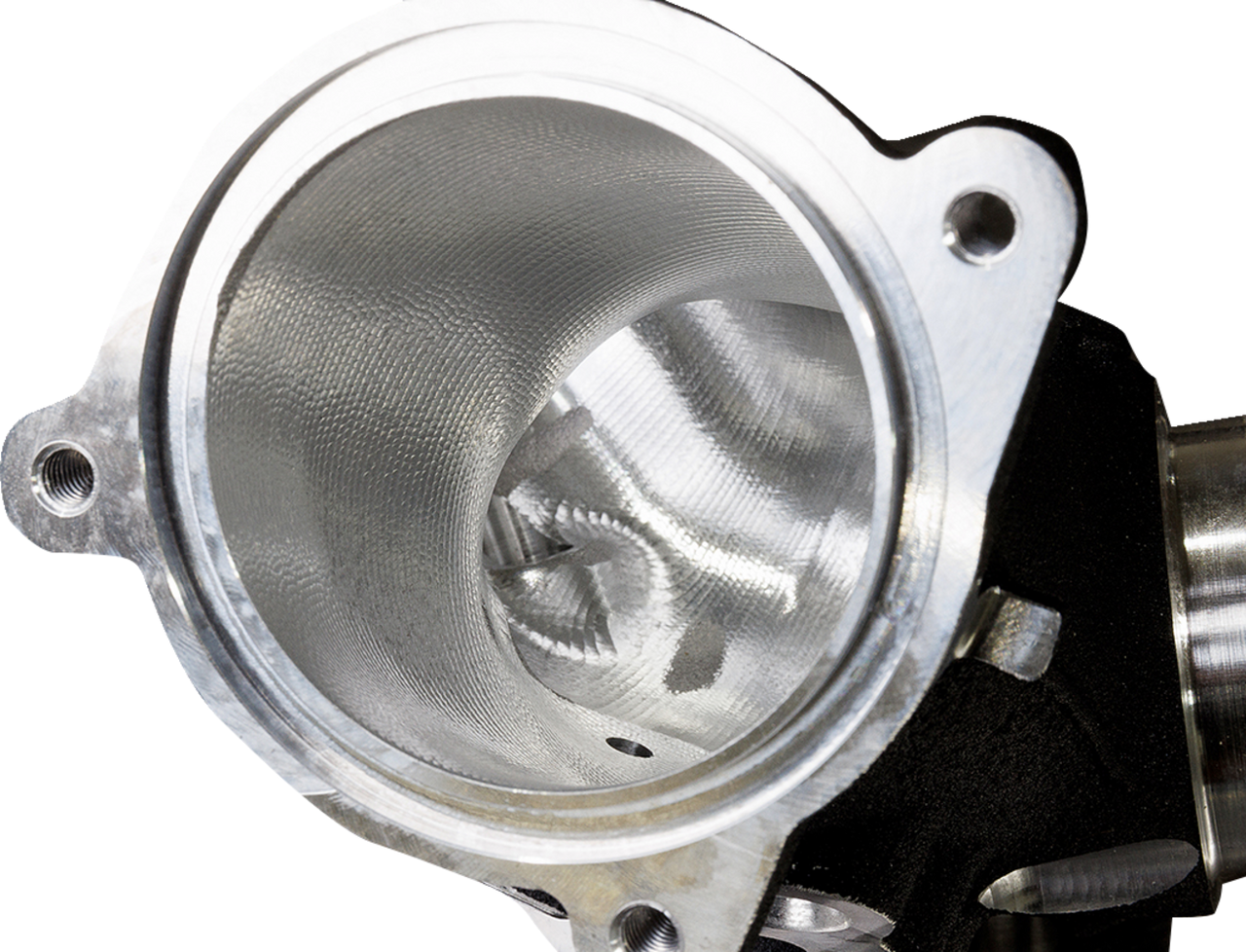 S&S Cycle 160-0276 CNC Ported Intake Manifold 55mm Black 17+ Harley Davidson M8