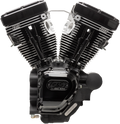 S&S Engine T111, Black, 585GE Cams, Wrinkle Black, LC, Harley Touring 07-16