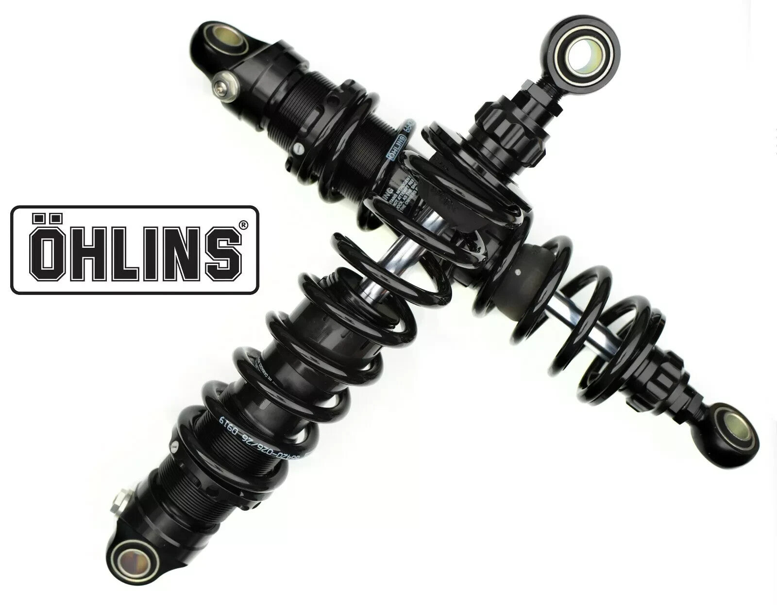 Ohlins HD762 Rear Shocks Blackline Harley-Davidson Dyna FXD 1991-2017