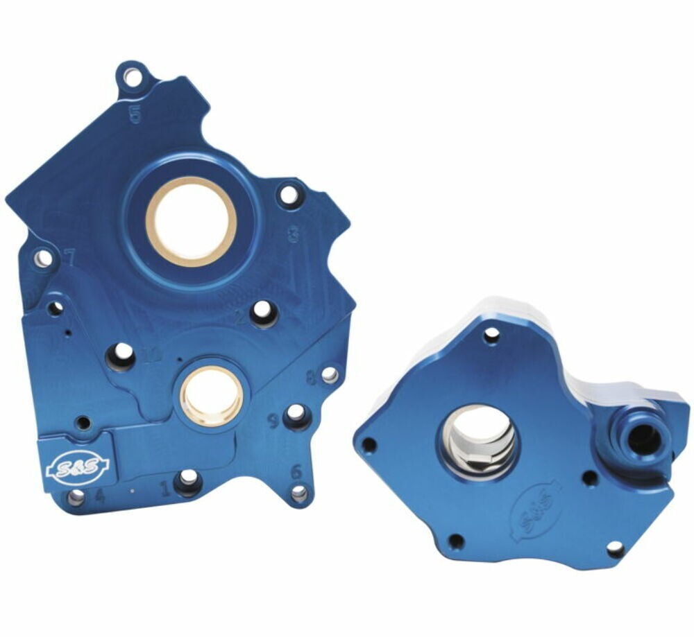 S&S Cam Support Plate & Oil Pump - Oil Cooled Harley M8 2017-2024 - 310-0998B