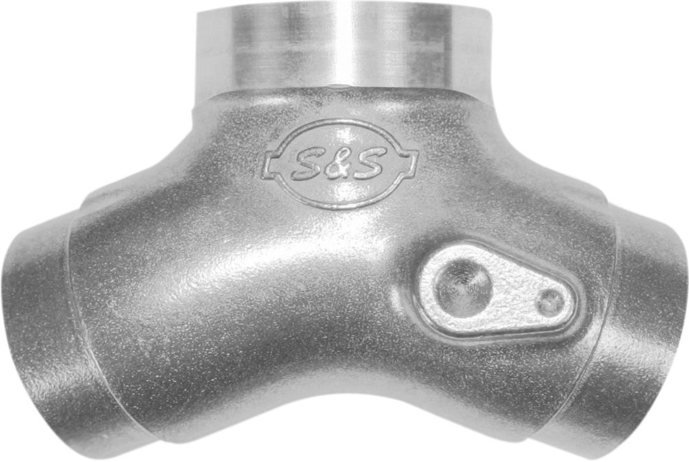 S&S Manifold, CV Carb, S&S Ports, 1-7/8", #410 Natural Harley EVO Big Twin 84-99