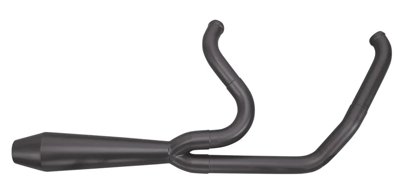 Two Brothers 005-5600199-B 2into1 Exhaust Megaphone Black 25+ Softail Low RiderS