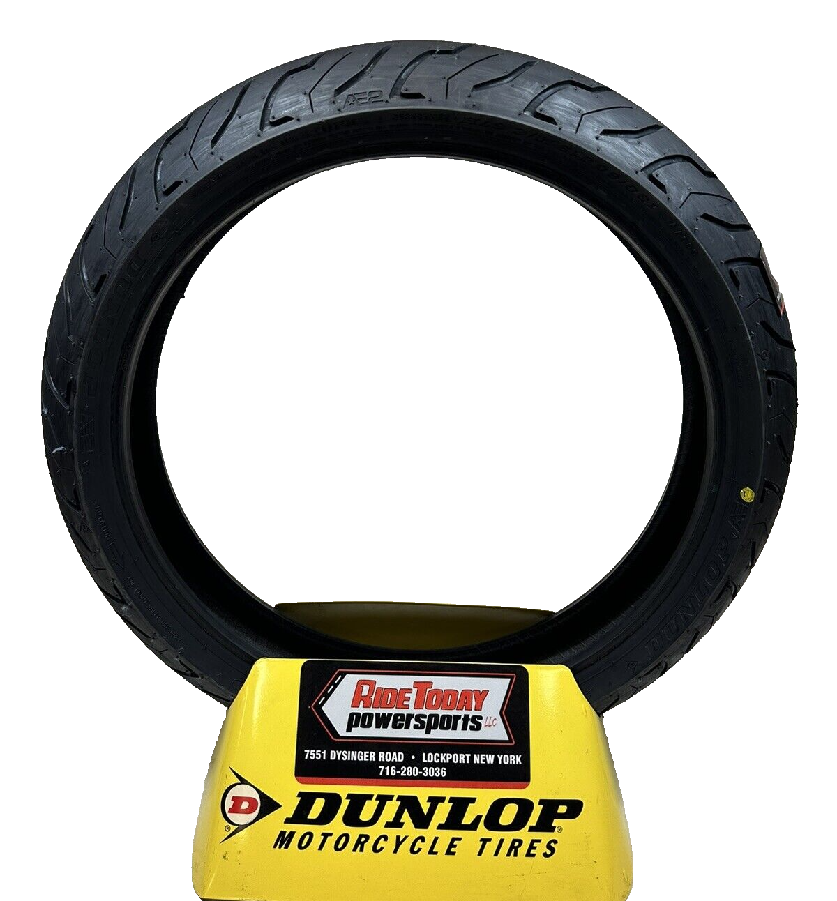 Dunlop 130/60B19 AE2 FRONT Tire 130 60B 19 Front Motorcycle Tire - 45252455