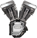 S&S Engine T124, LC, 585GE Cams, Black/Chrome, Harley BT 99-06 exc. 06 Dyna