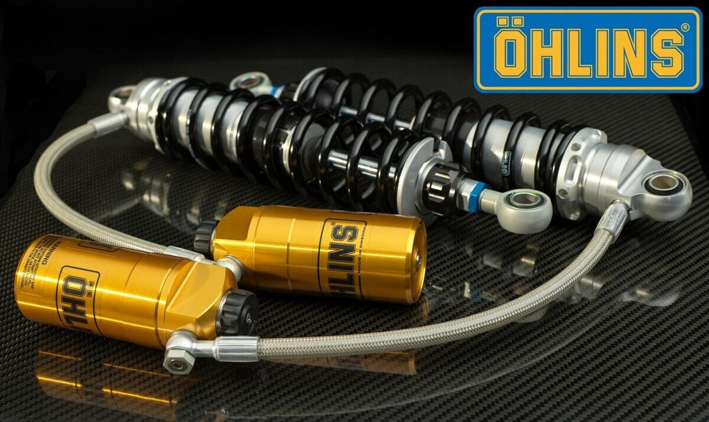 Ohlins HD357 Rear Shocks 13" Remote Reservoir 150-500lb Harley Touring 1990-2013