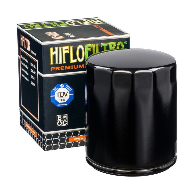 HiFlo Oil Filter Black EVO 1984-99/Sportster 83-24 Harley 63796-77A, 63805-80A