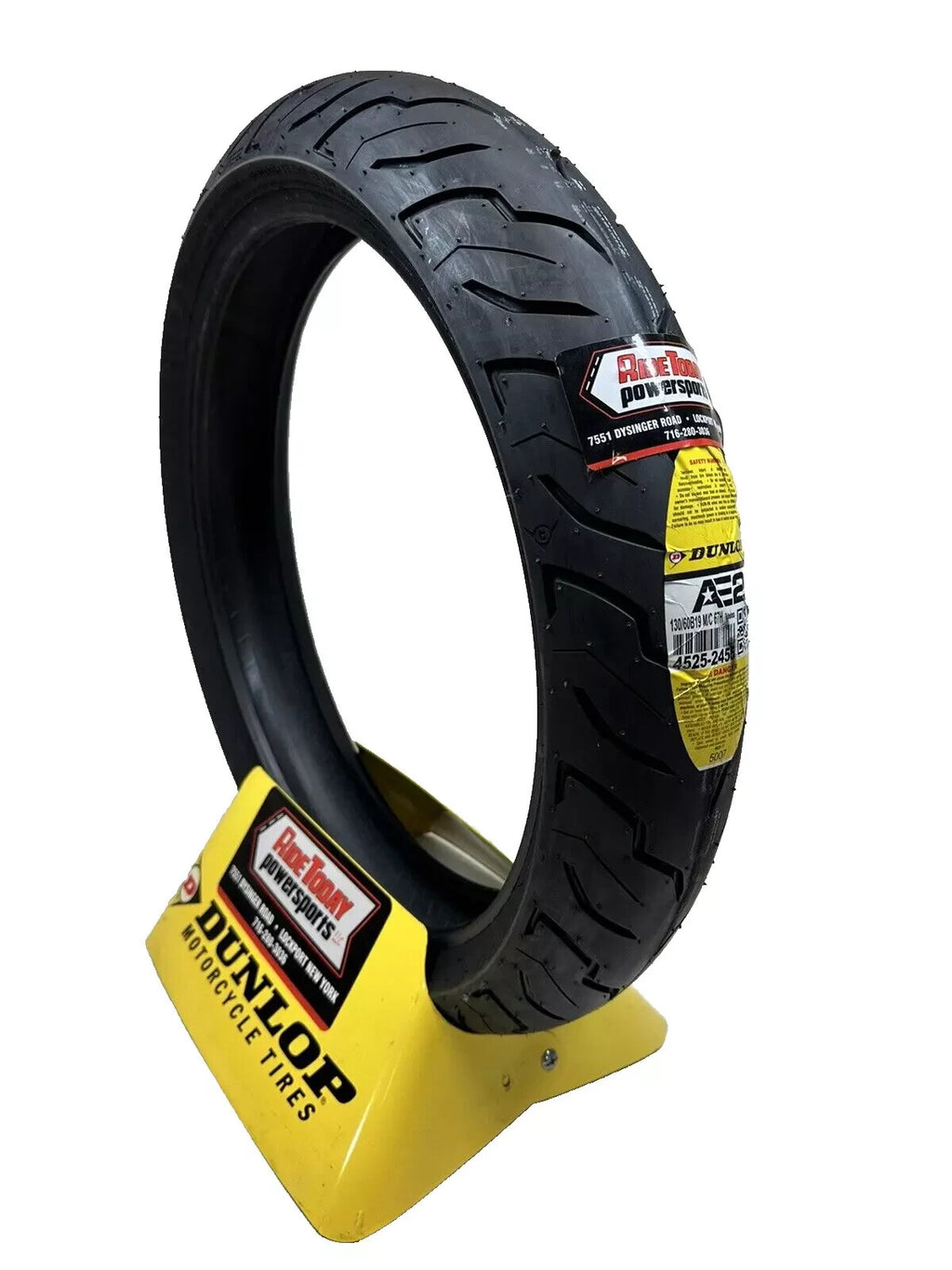 Dunlop 130/80B17 AE2 FRONT Tire 130 80B 17 Front Motorcycle Tire - 45252454