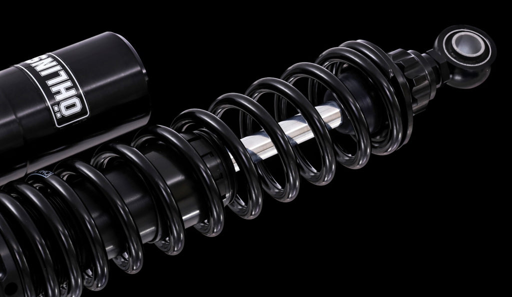 Ohlins HD 764 Rear Shocks 13.2" Blackline Reservoir 1991-2017 Harley Dyna HD764