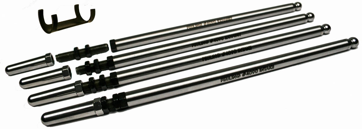 Feuling Fast Install Adjustable Pushrods Harley Evo Big Twins, 0.095" Wall