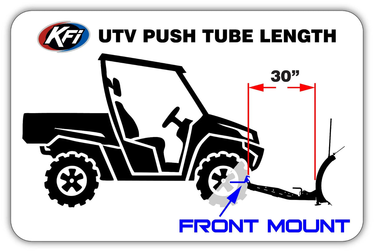 KFI 66" Steel Snow Plow Kit ALL John Deere GATOR XUV 615 625 815 825 855 S4