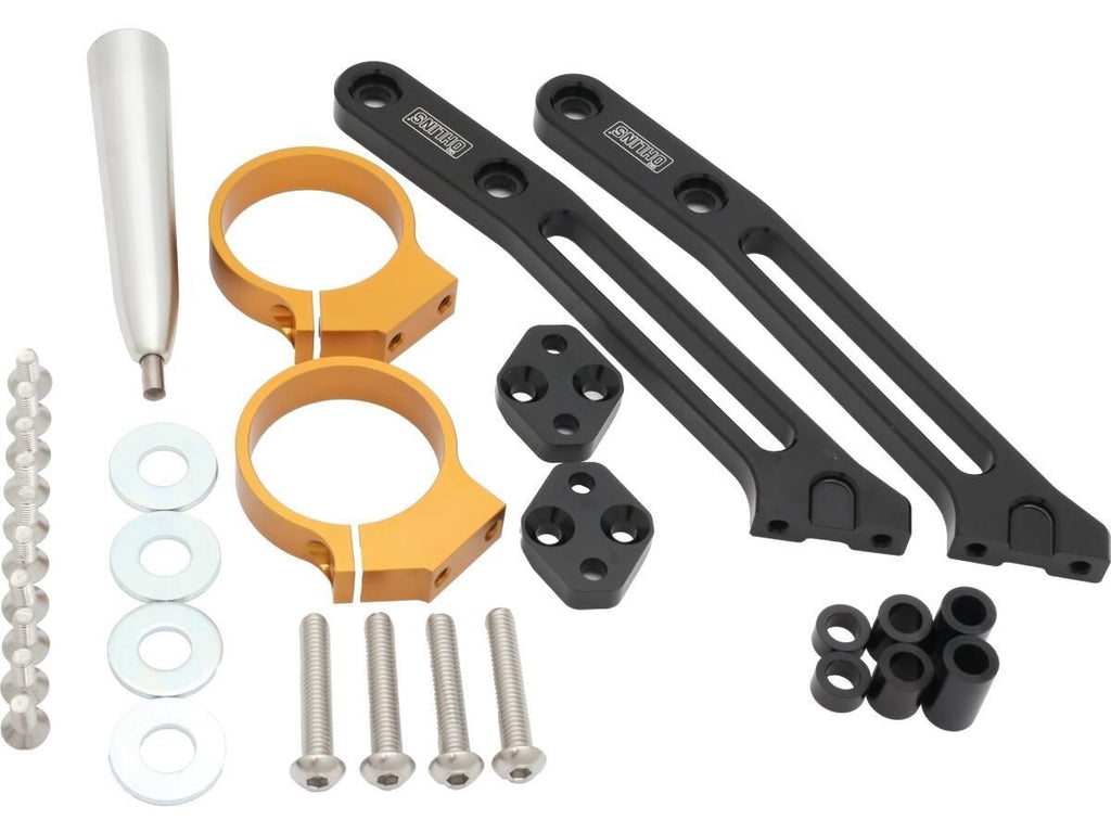 Ohlins HD779 13" Shocks Black 2014-2025 Harley Touring Bagger 150-500lb - HD 779