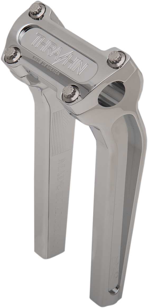Thrashin Supply Co. Pullback Handlebar Risers - Chrome