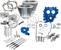 S&S Power Pack, 4" Bore, 585CE, Silver, Harley Big Twin 99-06 exc. 06 Dyna