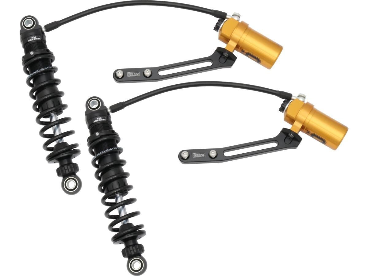 Ohlins HD779 13" Shocks Black 2014-2025 Harley Touring Bagger 150-500lb - HD 779