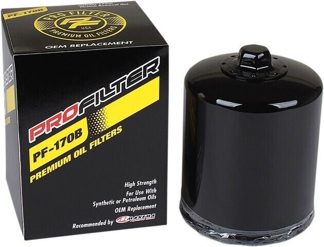 Maxima 20W50 Mineral Oil Filter Kit w/Black Filter Harley Big Twin EVO 1984-1999
