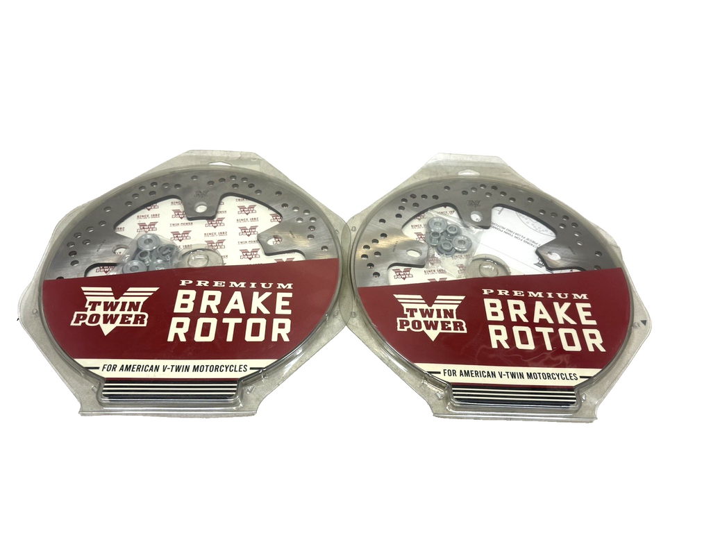 Twin Power 11.8" Front Rotor & EBC HH Sintered Brake Pad Kit 14+ Harley Touring