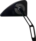 Pro-One Mini Tear Drop Billet Mirror Black - 102130B