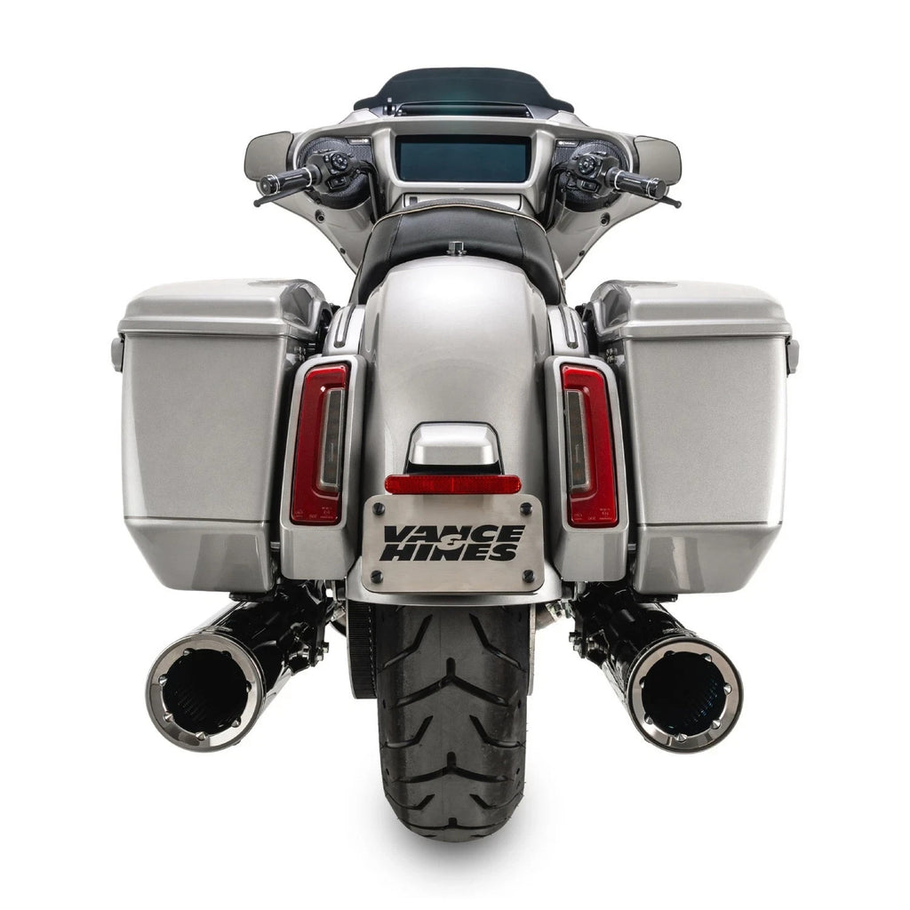Vance & Hines 16468 Hi-Output 4.5" Slip-On Exhaust Mufflers 17-26 Harley Touring