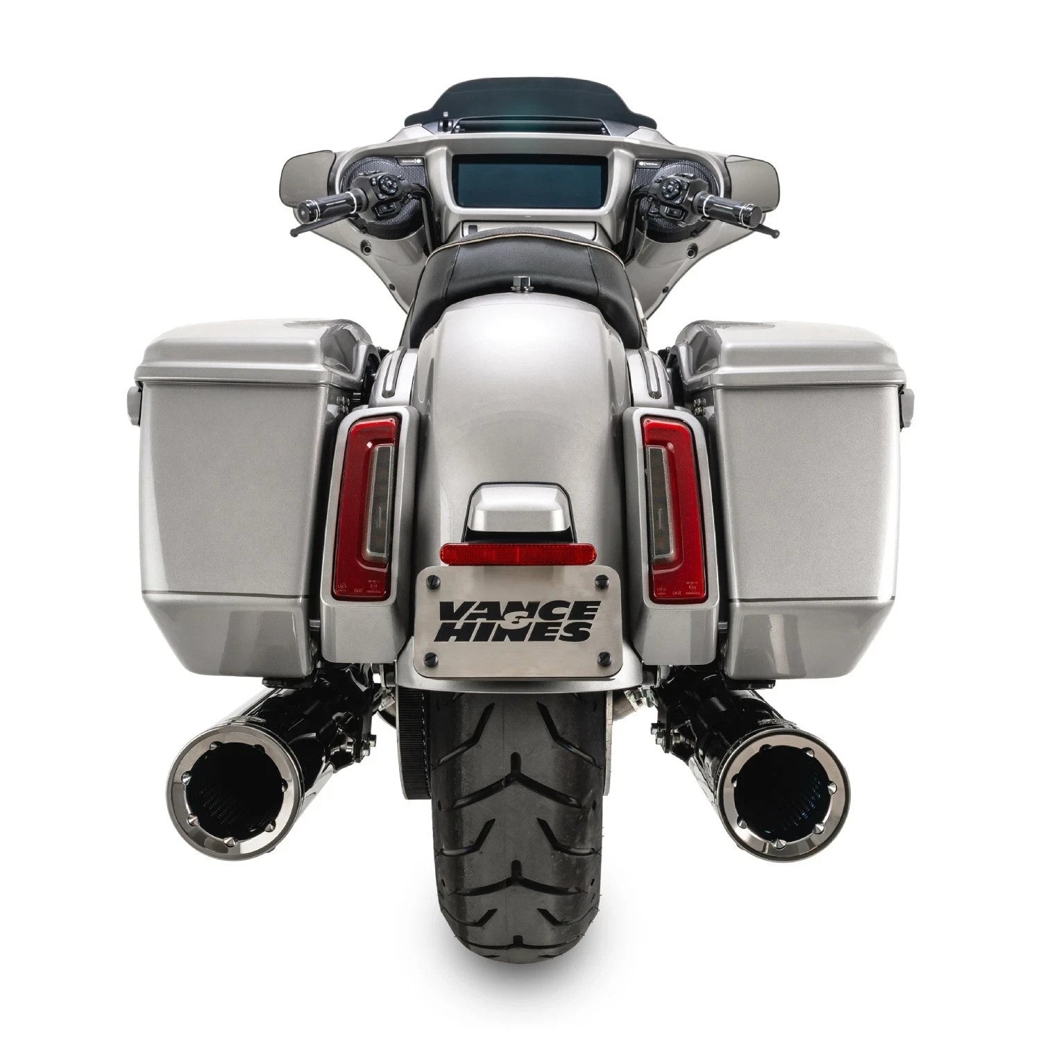 Vance & Hines 16468 Hi-Output 4.5" Slip-On Exhaust Mufflers 17-26 Harley Touring