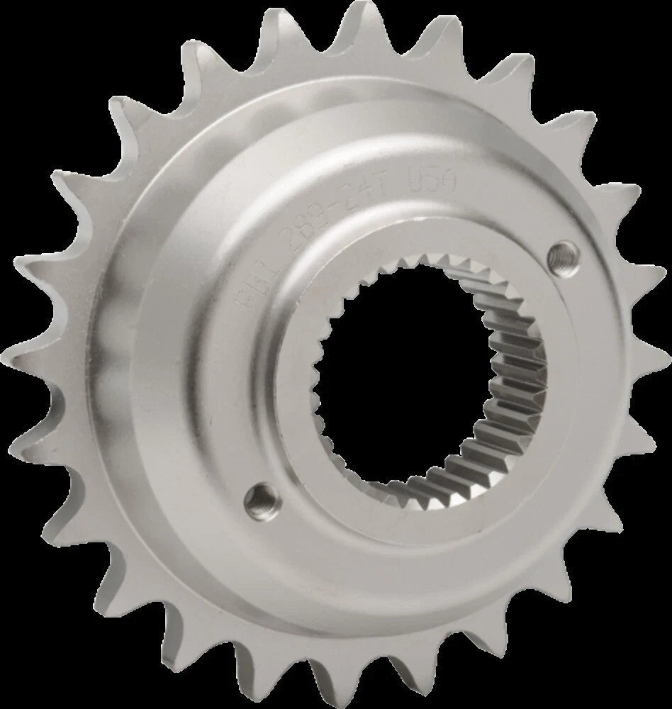 PBI 303-24 Transmission Sprocket Offset .500in 24 Tooth Harley Chain Conversion