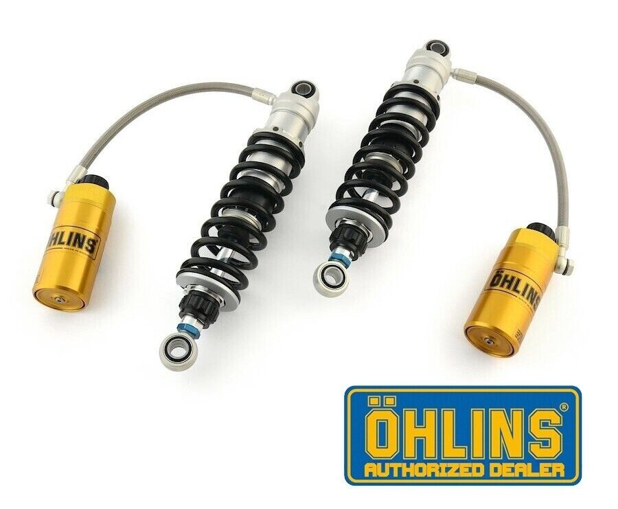 Ohlins HD357 Rear Shocks 13" Remote Reservoir 150-500lb Harley Touring 1990-2013