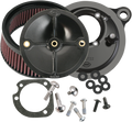 S&S Stealth Intake, Stock Carb, w/o Cover, Big Twin 00-06, 2007-'10 Softail CVO