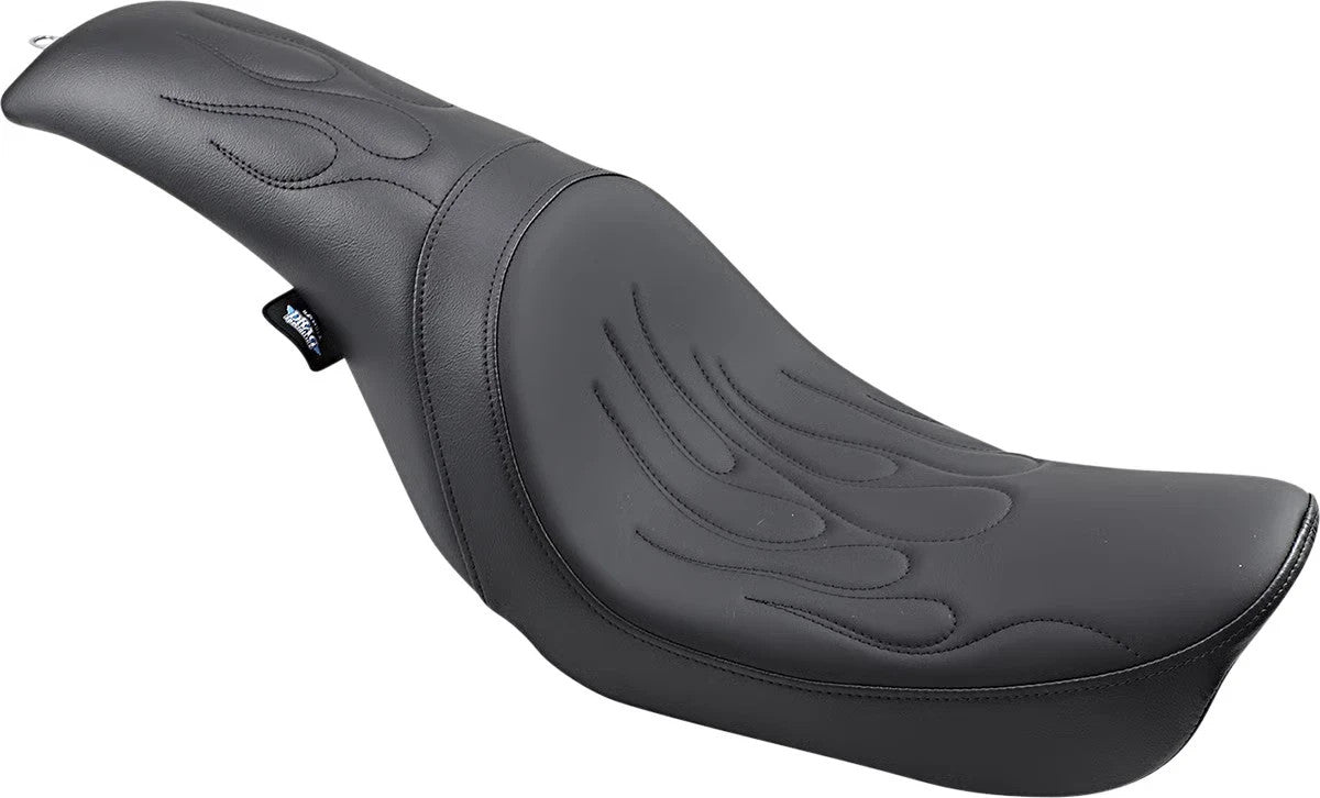 Drag Specialties 0803-0290 Predator Seat, Flame Stitching 2006-2017 Harley Dyna