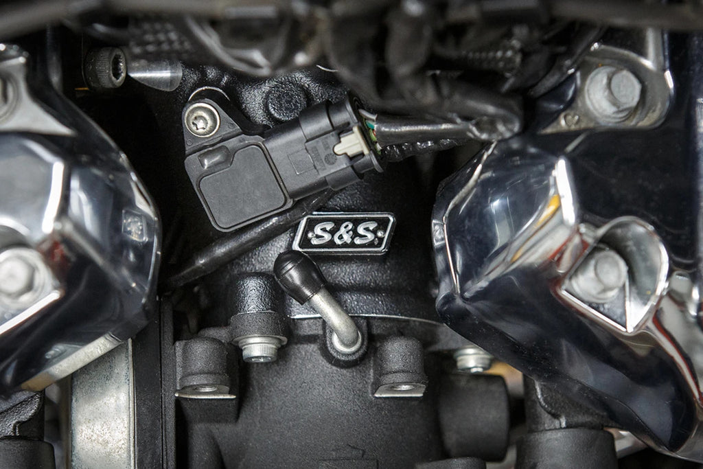 S&S Cycle 160-0276 CNC Ported Intake Manifold 55mm Black 17+ Harley Davidson M8