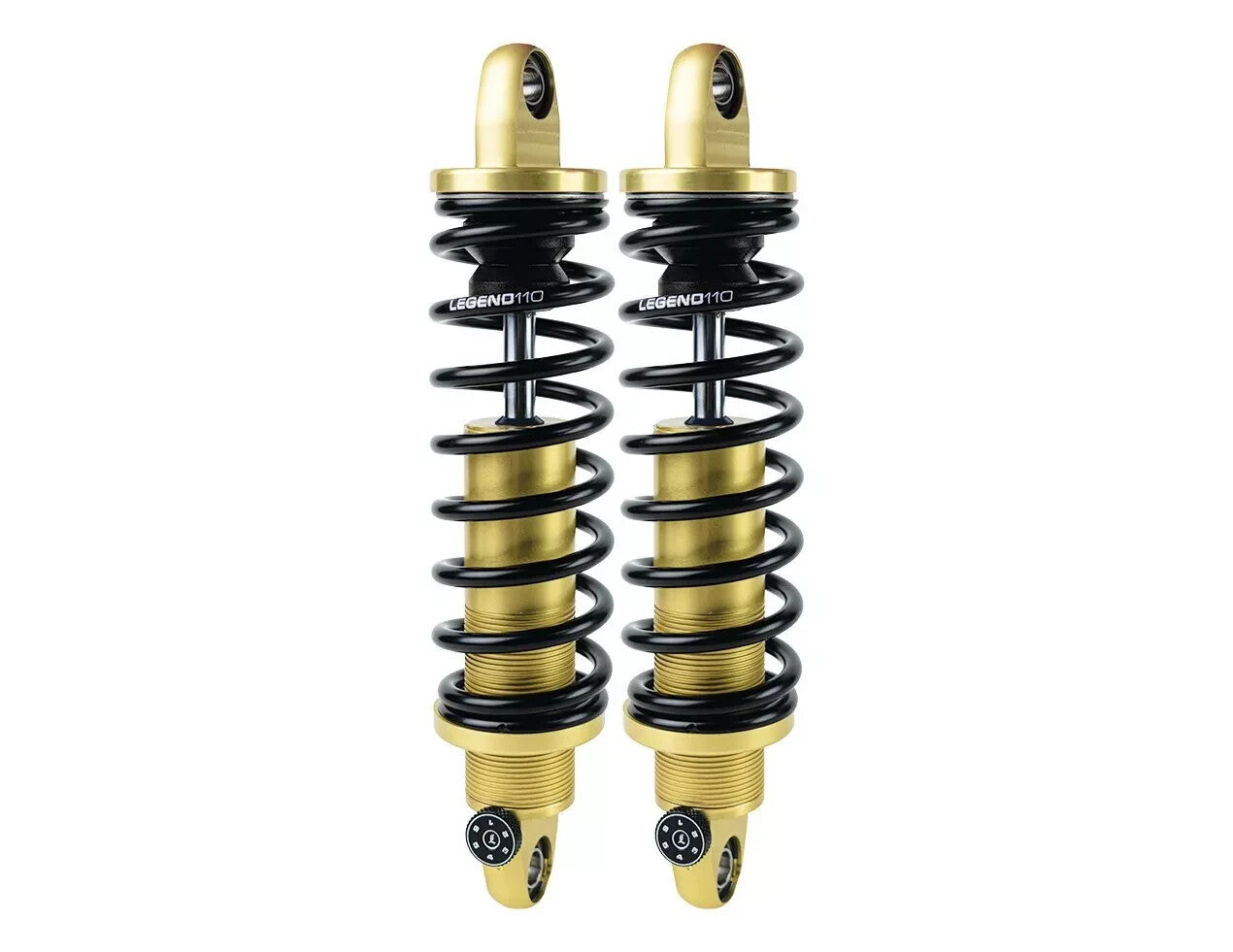 Legend 13" REVO-A Shocks Adjustable Coil Shock Gold Harley Touring 1990-2024