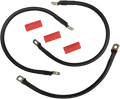 Drag Specialties Black Battery Cable Set - Harley-Davidson FXR 1982-1988