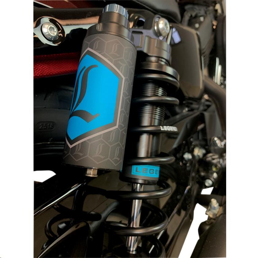 Legend REVO ARC Piggyback Shocks - HD - Black - 13" - Harley Sportster 2004-2020
