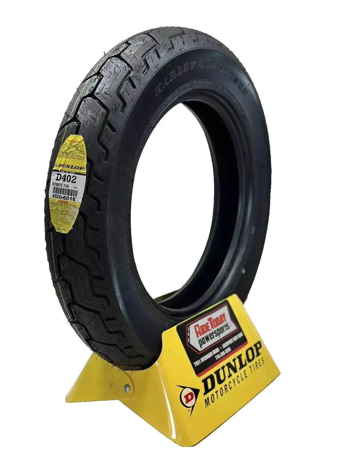 Dunlop D402 Tire Set MT 90 16 - FRONT & REAR - Harley-Davidson Motorcycle MT9016