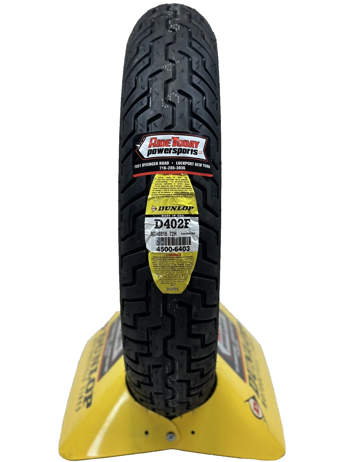 Dunlop D402 Front Tire (72H) MT90-16 D402F Harley Davidson MT90B-16 - 45006403