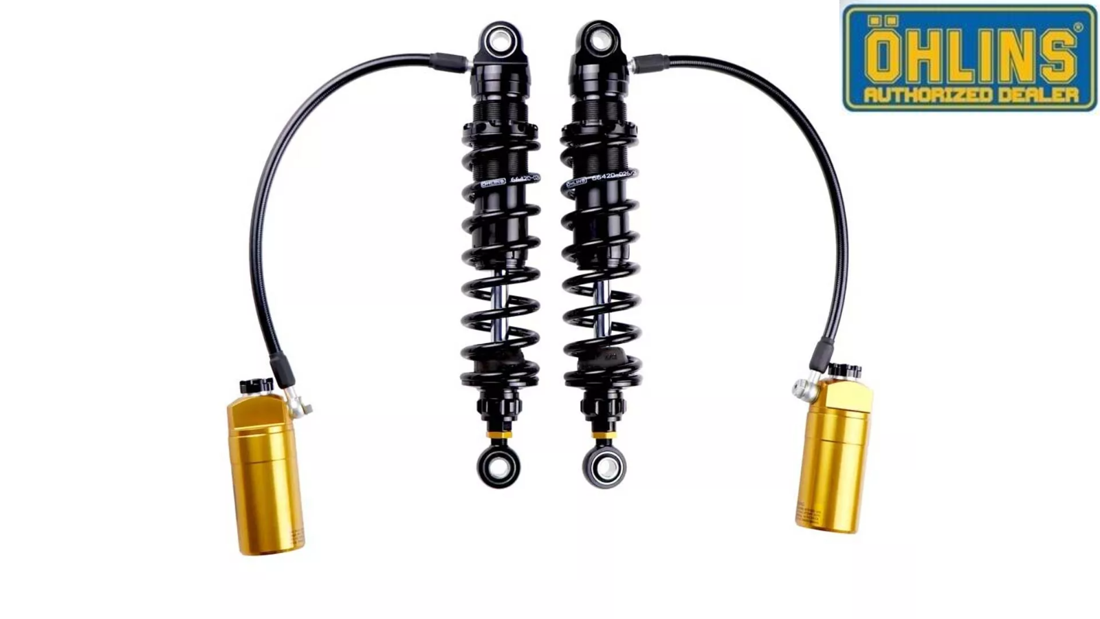 Ohlins HD779 13" Shocks Black 2014-2025 Harley Touring Bagger 150-500lb - HD 779