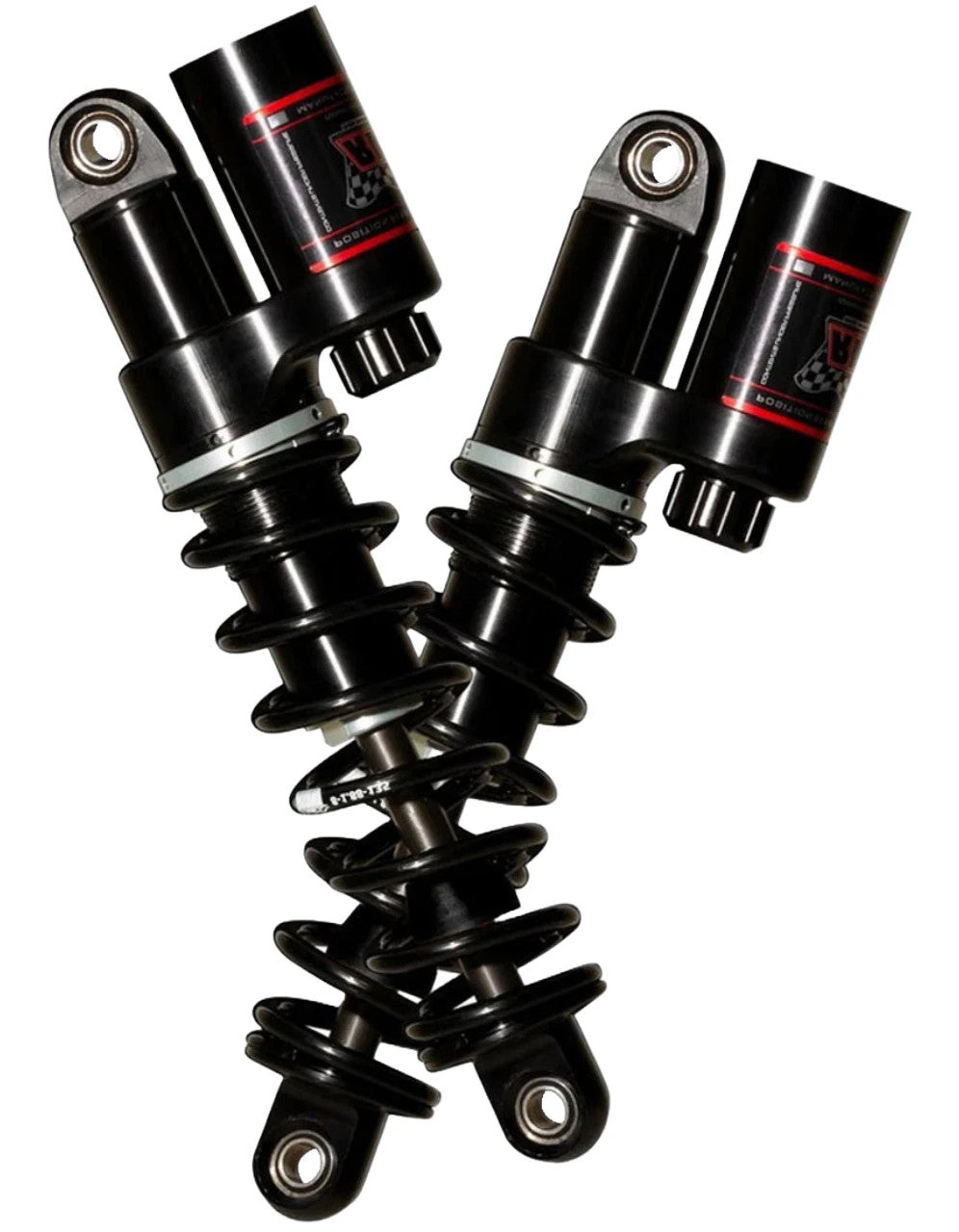 RWD RS-2 13" Rear Shocks, Black, Heavy HD Spring 1999-26 Harley Davidson Touring