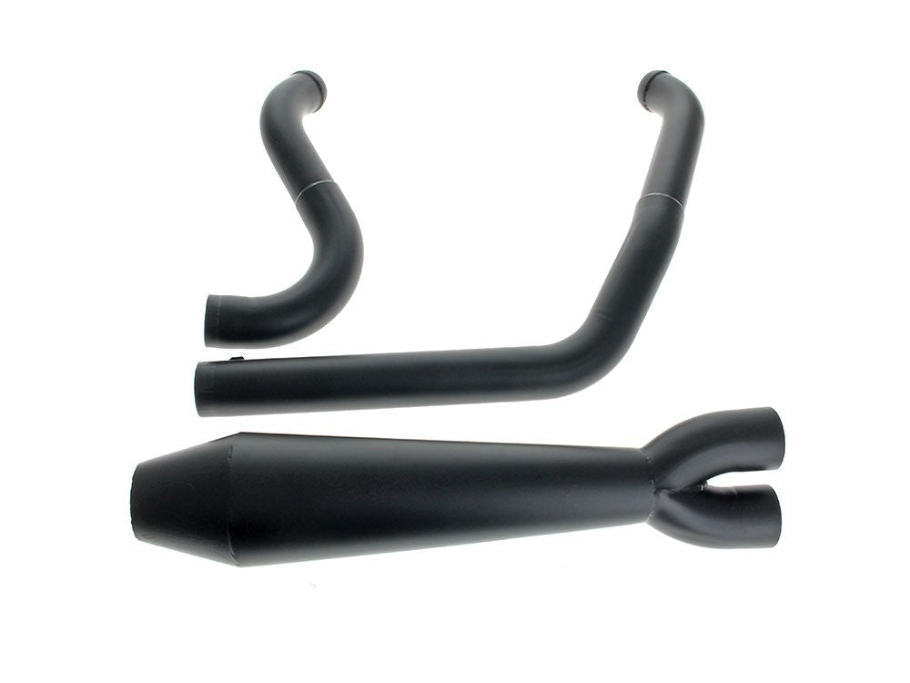 Two Brothers 005-5600199-B 2into1 Exhaust Megaphone Black 25+ Softail Low RiderS