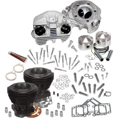 S&S Cycle 66-78 Harley Davidson Big Twin Complete 74in Top End Replacement Kit