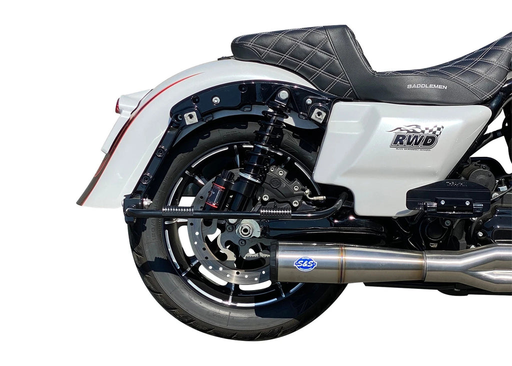 RWD RS-2 13" Rear Shocks, Black,  Standard Spring 99-26 Harley Davidson Touring