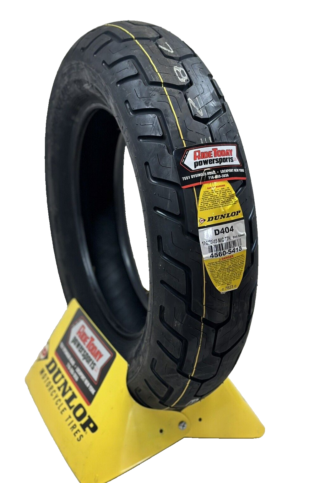 Dunlop 170/80-15 D404 REAR Tire (77H) Rear Motorcycle Tire 170 80 15 - 45605418