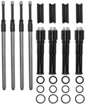 S&S Cycle 930-0143 Quickee Pushrod and Cover Kit Black Harley Twin Cam 1999-2016