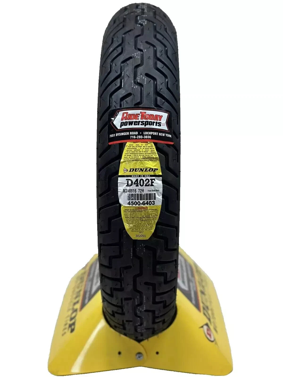 Dunlop D402 Tire Set MT9016 - FRONT & REAR - Harley-Davidson Road King 1994-2003