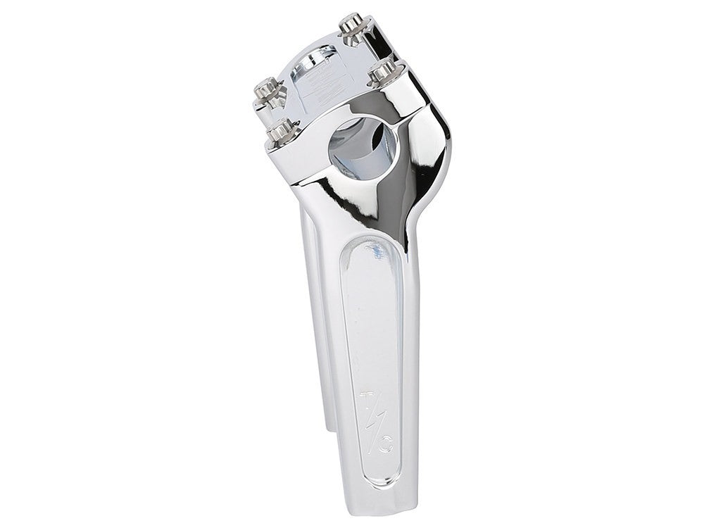 THRASHIN Straight Riser 6" Rise Chrome 3.5" Spacing for 1" Bar Harley - TSC60003