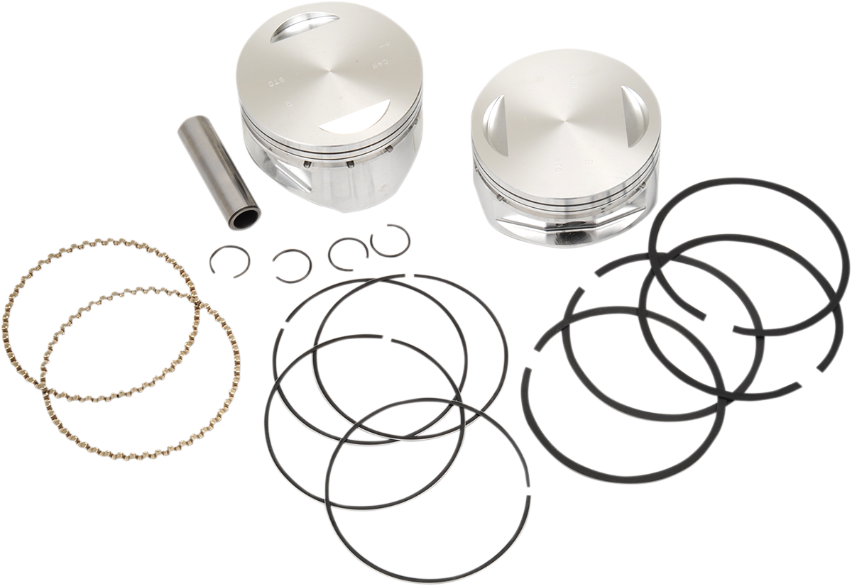 S&S Cycle 84-99 Harley Davidson Big Twin 4in Bore Forged Pistons Standard