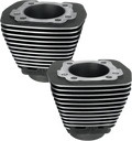 S&S Cylinder Set, 3-1/2" Bore, 5.550", WBlack, Harley EVO Big Twin 84-99