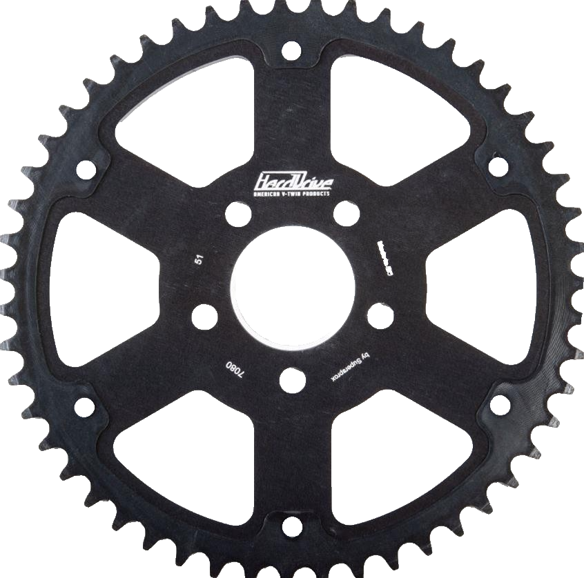 D.I.D 530 Chain Conversion Kit 24T-51T Black Sprocket Gold VX3 06-17 Harley Dyna