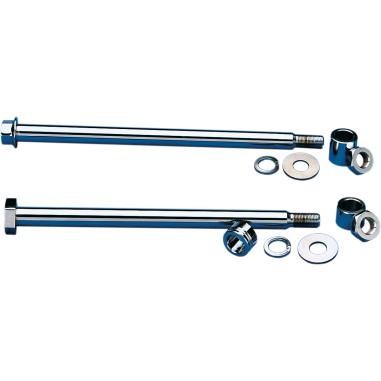 Drag Specialties Rear Axle Kit - Chrome - Harley-Davidson FXR 1982-1994
