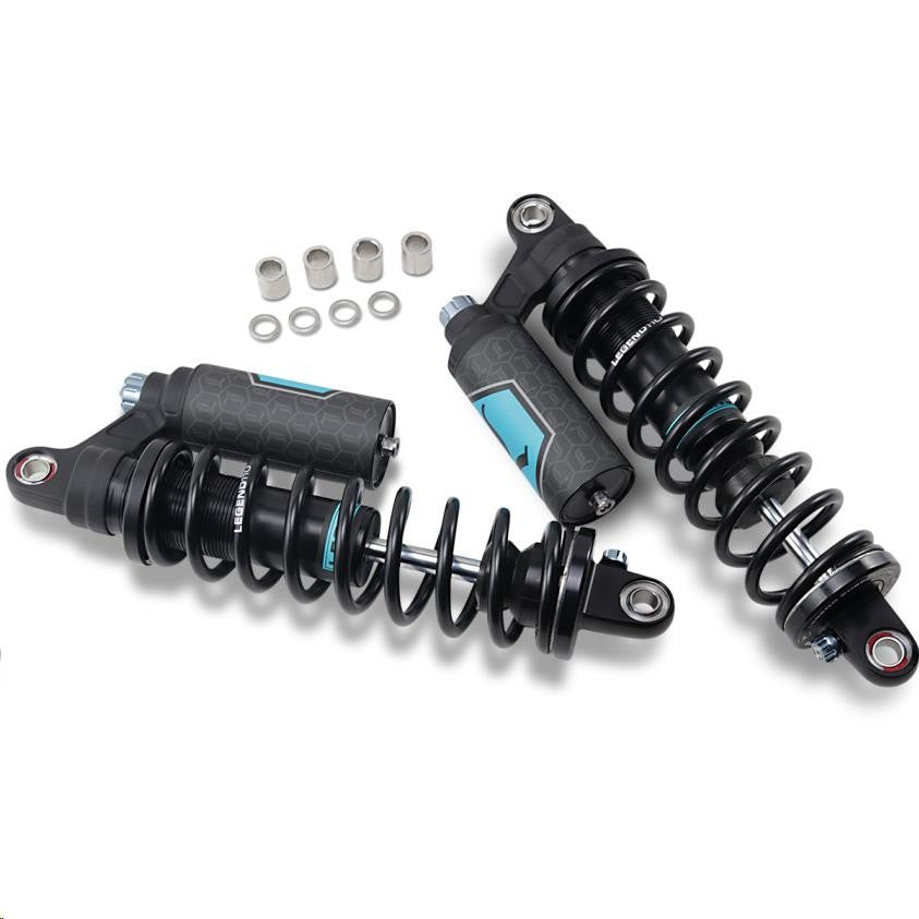 Legend REVO ARC Piggyback Shocks - STD. - Black - 13" - Harley Sportster 04-20