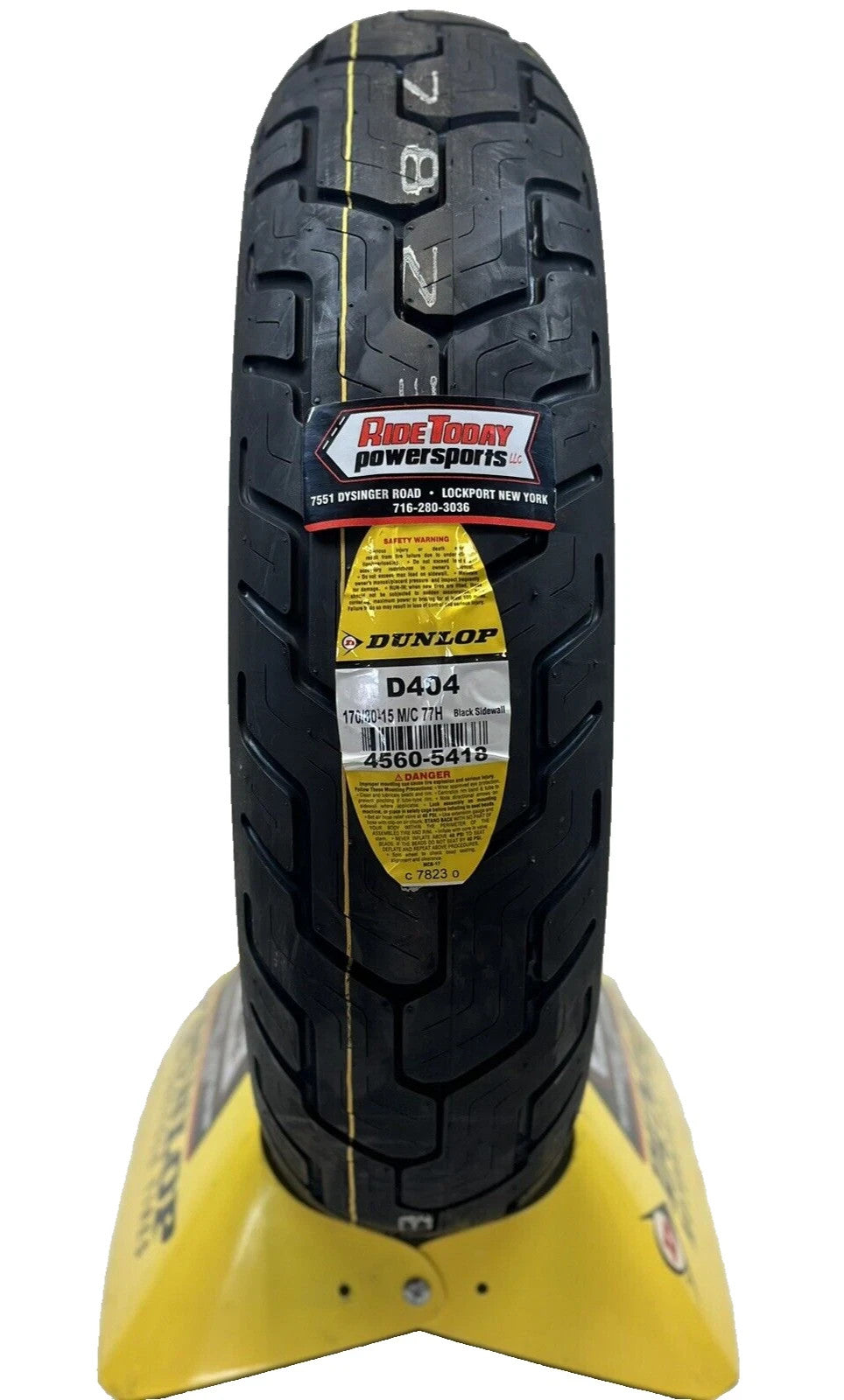 Dunlop 170/80-15 D404 REAR Tire (77H) Rear Motorcycle Tire 170 80 15 - 45605418