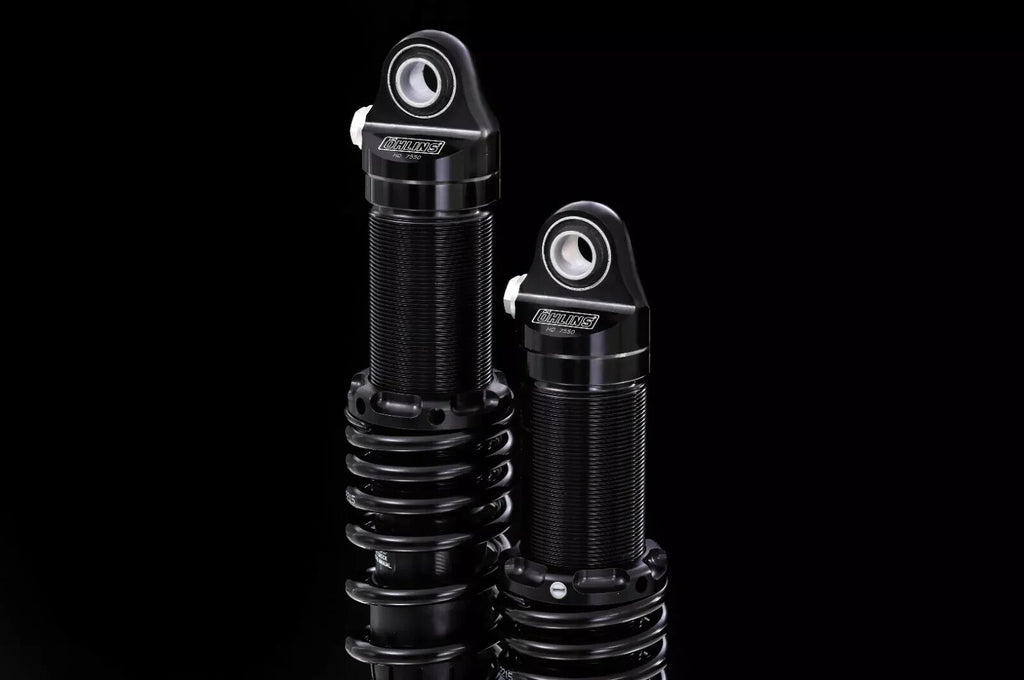 Ohlins HD 775 12" Shocks Black 150-500lb Harley-Davidson Touring 1990-2026 HD775