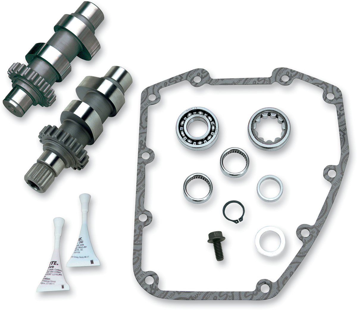 S&S Chain Drive Cam Kit, 551CE, Easy Start, Harley Big Twin 99-06 exc. 06 Dyna